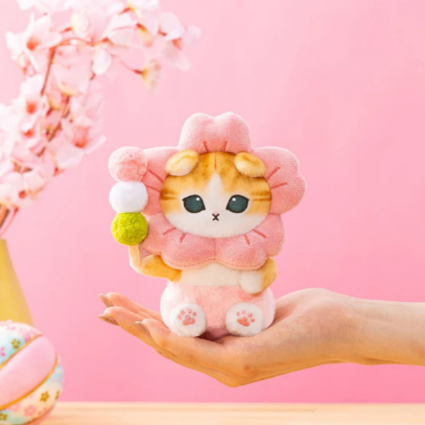 mofusand 賞花糰子猫吊飾娃娃