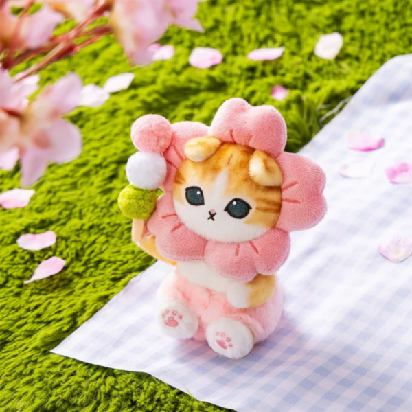mofusand 賞花糰子猫吊飾娃娃