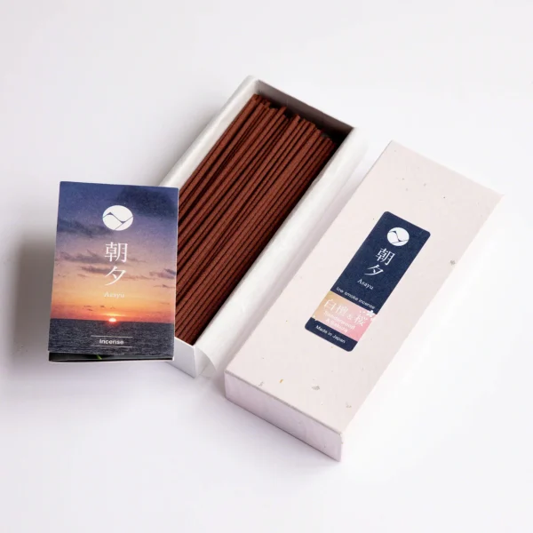 ‹日本線香品牌 ¦ 朝夕› 低煙線香系列 - 櫻花&白檀 40G