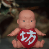 吉卜力 神隱少女 坊寶寶手掌軟膠公仔