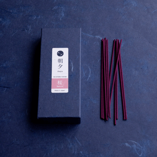 ‹日本線香品牌 ¦ 朝夕› 低煙線香系列 - 櫻花 40G