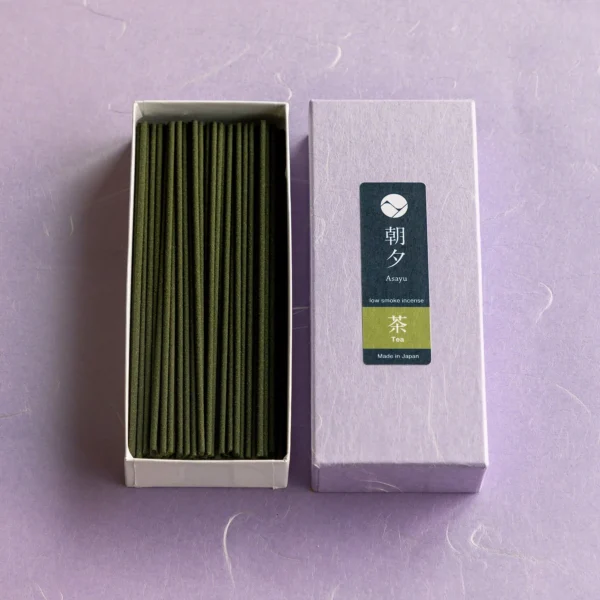 ‹日本線香品牌 ¦ 朝夕› 低煙線香系列 - 綠茶 40G