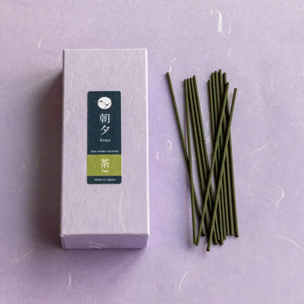 ‹日本線香品牌 ¦ 朝夕› 低煙線香系列 - 綠茶 40G