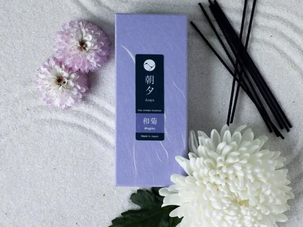 ‹日本線香品牌 ¦ 朝夕› 低煙線香系列 - 和菊 40G
