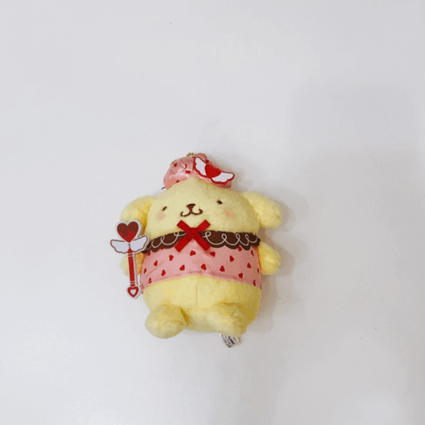 〖現貨選品〗三麗鷗 布丁狗魔法愛心吊飾娃娃
