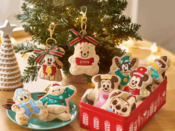 迪士尼商店 聖誕節薑餅人吊飾娃娃/周邊商品系列