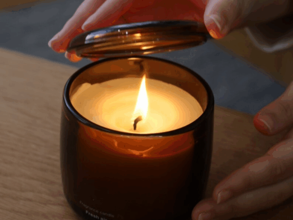 日本無印 期間限定精油香氛蠟燭