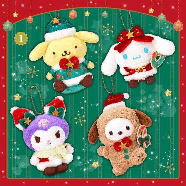三麗鷗 聖誕節吊飾娃娃系列